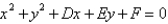 <strong>Find the equation of the circle that passes through the points .</strong> A) B) C) D) E)