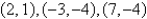 <strong>Find the equation of the circle that passes through the points .</strong> A) B) C) D) E)