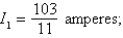 <strong>Applying Kirchhoff's Laws to the electrical network in the figure, the currents I<sub>1</sub>, I<sub>2</sub>, and I<sub>3</sub> are the solution of the system Find the currents. </strong> A) B) C) D) E)