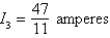 <strong>Applying Kirchhoff's Laws to the electrical network in the figure, the currents I<sub>1</sub>, I<sub>2</sub>, and I<sub>3</sub> are the solution of the system Find the currents. </strong> A) B) C) D) E)