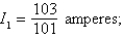 <strong>Applying Kirchhoff's Laws to the electrical network in the figure, the currents I<sub>1</sub>, I<sub>2</sub>, and I<sub>3</sub> are the solution of the system Find the currents. </strong> A) B) C) D) E)