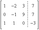 <strong>Write the augmented matrix for the system of linear equations. </strong> A) B) C) D) E)
