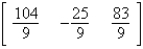 <strong>Evaluate the expression. </strong> A) B) C) not possible D) E)