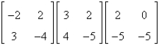 <strong>Evaluate the expression. </strong> A) B) C) D) E) not possible