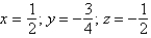 <strong>Use Cramer's Rule to solve the following system of linear equations: </strong> A) B) C) D) E)