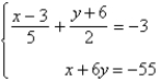 <strong>Solve the system by the method of elimination. </strong> A) B) C) D) E) inconsistent