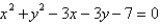 <strong>Find the equation of the circle that passes through the points .</strong> A) B) C) D) E)