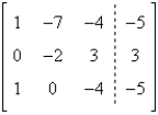 <strong>Write the augmented matrix for the system of linear equations. </strong> A) B) C) D) E)
