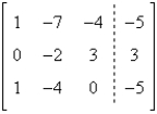 <strong>Write the augmented matrix for the system of linear equations. </strong> A) B) C) D) E)