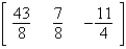 <strong>Evaluate the expression. </strong> A) B) C) D) E) not possible