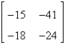<strong>Evaluate the expression. </strong> A) B) C) D) E) not possible