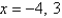 <strong>Solve for x given the following equation involving a determinant. </strong> A) B) C) D) E)