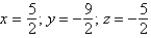 <strong>Use Cramer's Rule to solve the following system of linear equations: </strong> A) B) C) D) E)