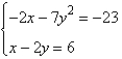 <strong>Determine which ordered pair is a solution of the system. </strong> A) (8, 1) B) (-9, 3) C) (-9,8) D) (8, -1) E) (1, -8)
