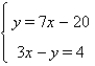<strong>Solve the system by substitution, if possible. </strong> A) (4, 8) B) (8, 4) C) (-4, 13) D) (12, -3) E) no solutions