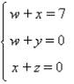 Solve the system using Gauss-Jordan elimination.  