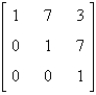 Find the inverse of the matrix.  
