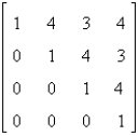 Use a graphing calculator to find the inverse of the matrix.