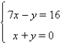 Use Cramer's rule to find the solution of the system, if possible.