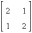 Find the inverse of the matrix.  