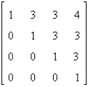Use a graphing calculator to find the inverse of the matrix.