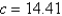 <strong>Given , use the Law of Sines to solve the triangle (if possible) for the value of c. If two solutions exist, find both. Round answer to two decimal places.</strong> A) B) C) D) E) not possible