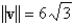 <strong>Find the magnitude of vector v. </strong> A) B) C) D) E)
