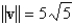 <strong>Find the magnitude of vector v with initial point and terminal point .</strong> A) B) C) D) E)