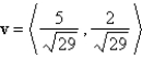 <strong>Find the vector v that has a magnitude of and is in the same direction as u, where .</strong> A) B) C) D) E)