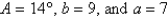<strong>Given , use the Law of Sines to solve the triangle (if possible) for the value of c. If two solutions exist, find both. Round answer to two decimal places.</strong> A) B) not possible C) D) E)