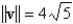 <strong>Find the magnitude of vector v with initial point and terminal point .</strong> A) B) C) D) E)