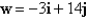 <strong>Let w be a vector with initial point and terminal point . Write w as a linear combination of the standard unit vectors i and j.</strong> A) B) C) D) E)