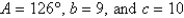 <strong>Determine the area of a triangle having the following measurements. Round your answer to two decimal places. </strong> A) 43.69 sq. units B) 36.41 sq. units C) 29.12 sq. units D) 32.77 sq. units E) 40.05 sq. units