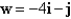 <strong>Let w be a vector with initial point and terminal point . Write w as a linear combination of the standard unit vectors i and j.</strong> A) B) C) D) E)