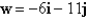 <strong>Let w be a vector with initial point and terminal point . Write w as a linear combination of the standard unit vectors i and j.</strong> A) B) C) D) E)