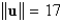 <strong>Use the dot product to find the magnitude of u if </strong> A) B) C) D) E)