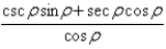 <strong>Use fundamental identities to simplify the expression below and then determine which of the following is not equivalent.  </strong> A)   B)   C)   D)   E)   <div style=padding-top: 35px> 