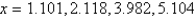 <strong>Use a graphing utility to approximate the solutions (to three decimal places) of the given equation in the interval   .  </strong> A)   B)   C)   D)   E)   <div style=padding-top: 35px> 