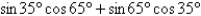 <strong>Write the given expression as the sine of an angle.  </strong> A)   B)   C)   D)   E)   <div style=padding-top: 35px> 