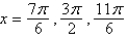 <strong>Find the exact solutions of the given equation in the interval   .  </strong> A)   B)   C)   D)   E)   <div style=padding-top: 35px> 