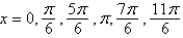 <strong>Find all solutions of the given equation in the interval   .  </strong> A)   B)   C)   D)   E)   <div style=padding-top: 35px> 