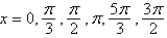 <strong>Find all solutions of the given equation in the interval   .  </strong> A)   B)   C)   D)   E)   <div style=padding-top: 35px> 