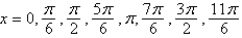 <strong>Find all solutions of the given equation in the interval   .  </strong> A)   B)   C)   D)   E)   <div style=padding-top: 35px> 