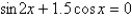 <strong>Use a graphing utility to approximate the solutions (to three decimal places) of the given equation in the interval   .  </strong> A)   B)   C)   D)   E)   <div style=padding-top: 35px> 