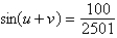 <strong>Find the exact value of   given that   and   . (Both u and v are in Quadrant II.)</strong> A)   B)   C)   D)   E)   <div style=padding-top: 35px> 