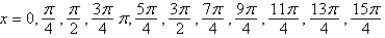 <strong>Find all solutions of the given equation in the interval   .  </strong> A)   B)   C)   D)   E)   <div style=padding-top: 35px> 