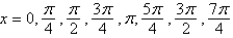 <strong>Find all solutions of the given equation in the interval   .  </strong> A)   B)   C)   D)   E)   <div style=padding-top: 35px> 