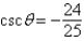 <strong>The point is on the terminal side of an angle in standard position. Determine the exact value of .</strong> A) B) C) D) E)