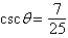 <strong>The point is on the terminal side of an angle in standard position. Determine the exact value of .</strong> A) B) C) D) E)
