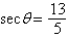 <strong>The point is on the terminal side of an angle in standard position. Determine the exact value of .</strong> A) B) C) D) E)